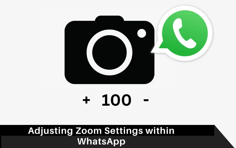 Adjusting Zoom Settings within WhatsApp