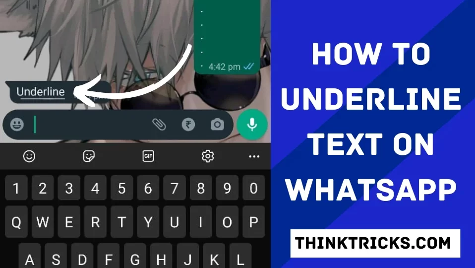Whatsapp Underline Text