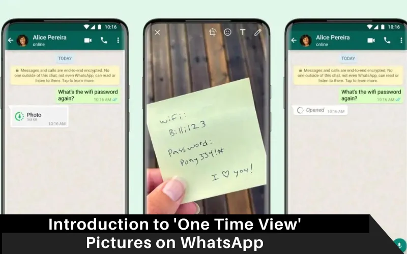 Introduction to 'One Time View' Pictures on WhatsApp