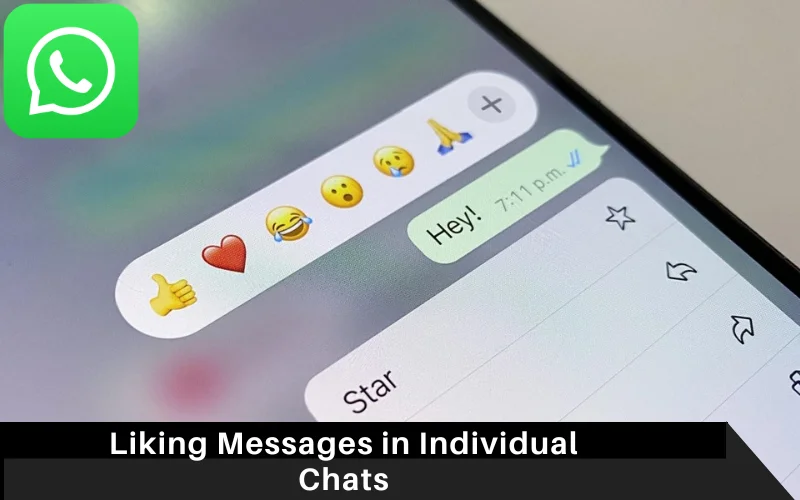 Liking Messages in Individual Chats