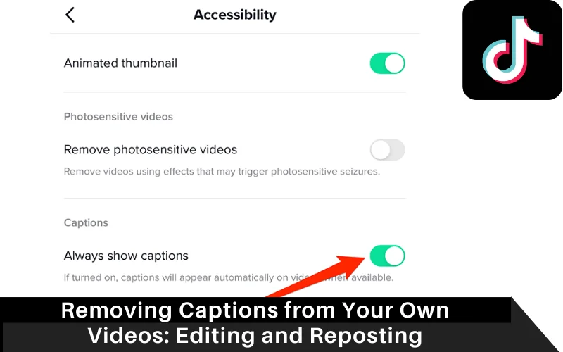 Removing Captions from Your Own Videos_ Editing and Reposting