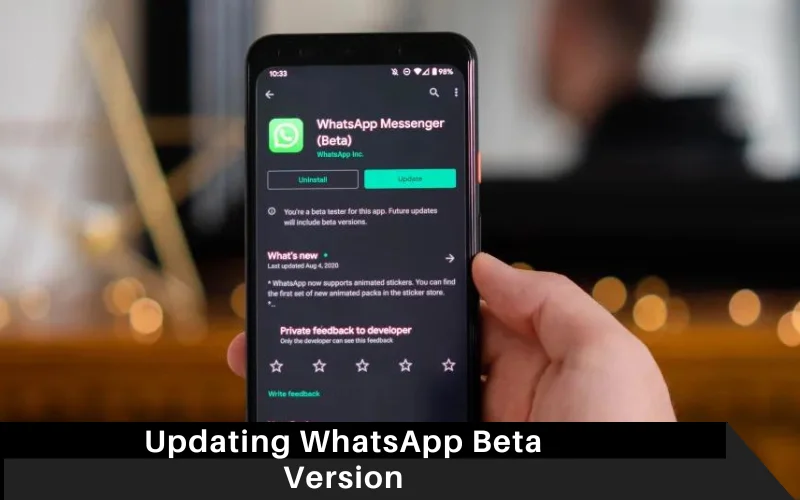 Updating WhatsApp Beta Version