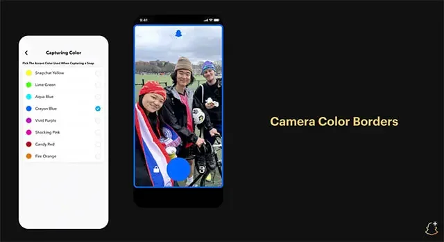 Camera Color Borders