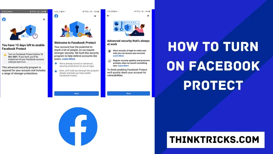 How to Turn On Facebook Protect