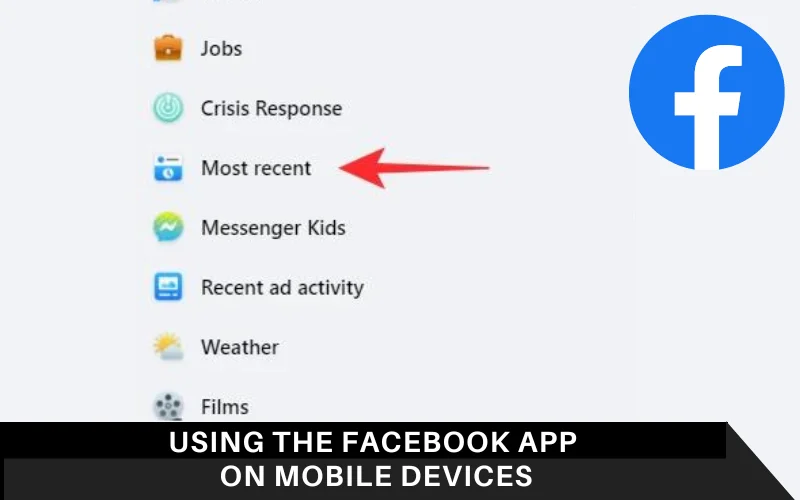 Using the Facebook App on Mobile Devices